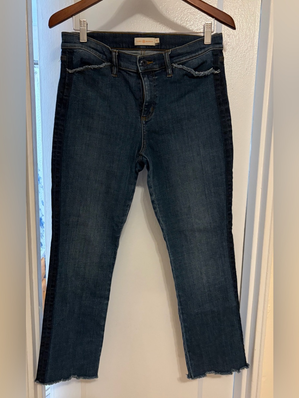 Tory Burch cropped jeans, size 28